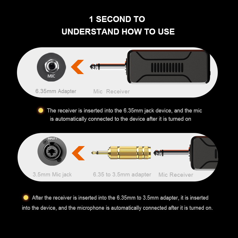 H18H UHF Wireless Handheld Microphone System